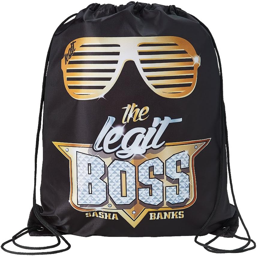 Sasha Banks The Legit Boss WWE Drawstring Bag