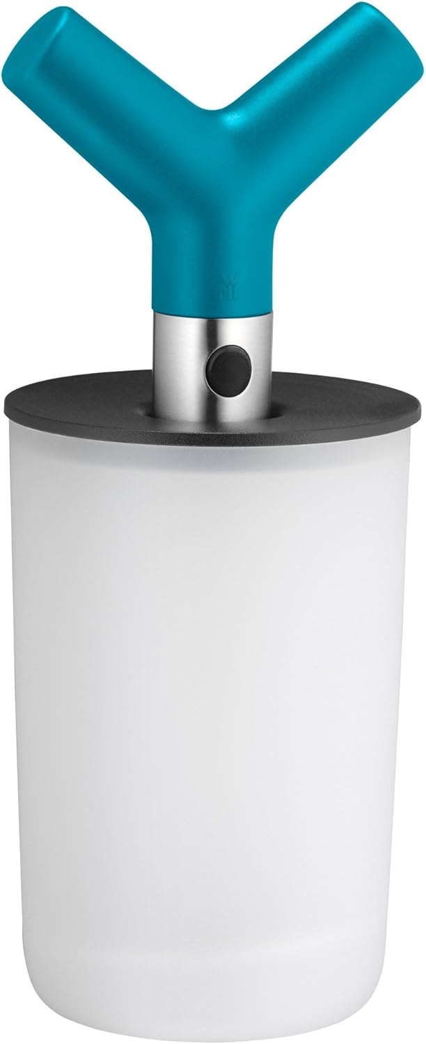 WMF Hello FUNctionals Ananasschneider mit Aufbewahrungsbehälter, 12 x 11,5 x 30 cm, schneidet Ringe, löst Fruchtfleisch, platzsparend