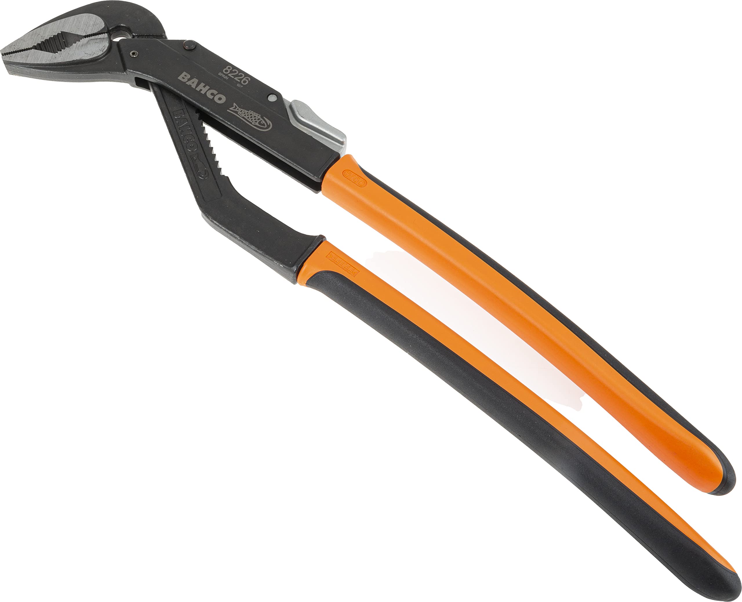 Bahco 8226 ERGO Slip Joint Water Pump Plier with 2-Component Handle and Phosphate Finish, 400mm Length
