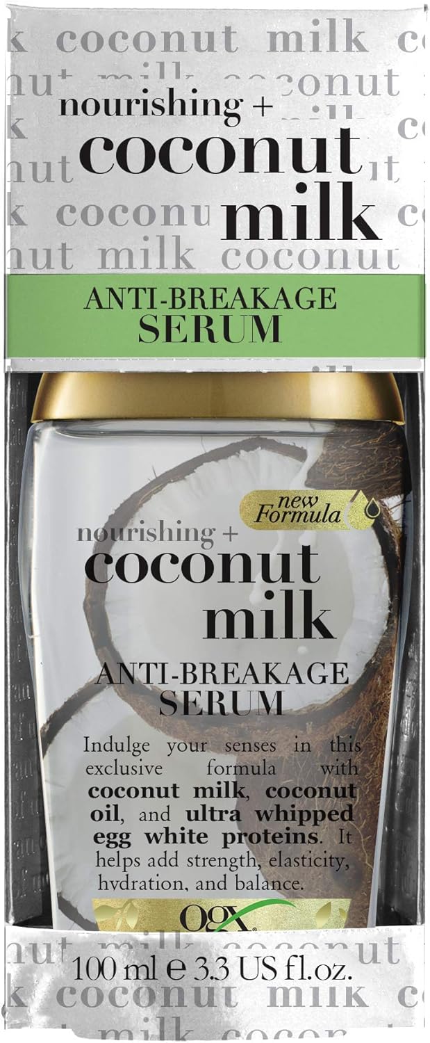 Ogx Coconut Milk and Oil Hair Serum for Dry Hair, 100 ml BigaMart