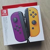 Manettes Joy-Con Nintendo Switch - Couleur Violet Néon (Paire) - Officielles - Neuf Sous Blister