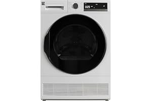 Kenmore 4.0 cu. ft. Ventless Compact Front Load Electric Dryer-with Guard to Reduce Wrinkles & Static-Smart Sensor Drying-LED-Energy Star Certified, White