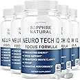 (5 Pack) Neuro Tech IQ Brain Supplement Neurotech Iq Focus Formula Pills (300 Capsules)