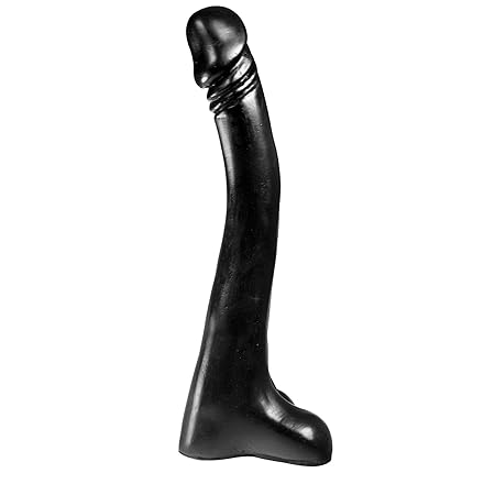 Dark Crystals by Mister B. Tony - Dildo - circa 30 cm lang - Durchmesser 3.8 cm, schwarz, 1 Stück