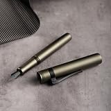 Hongdian M2 Black Forest Mini Fountain Pen Extra Fine Nib Aluminium view 5
