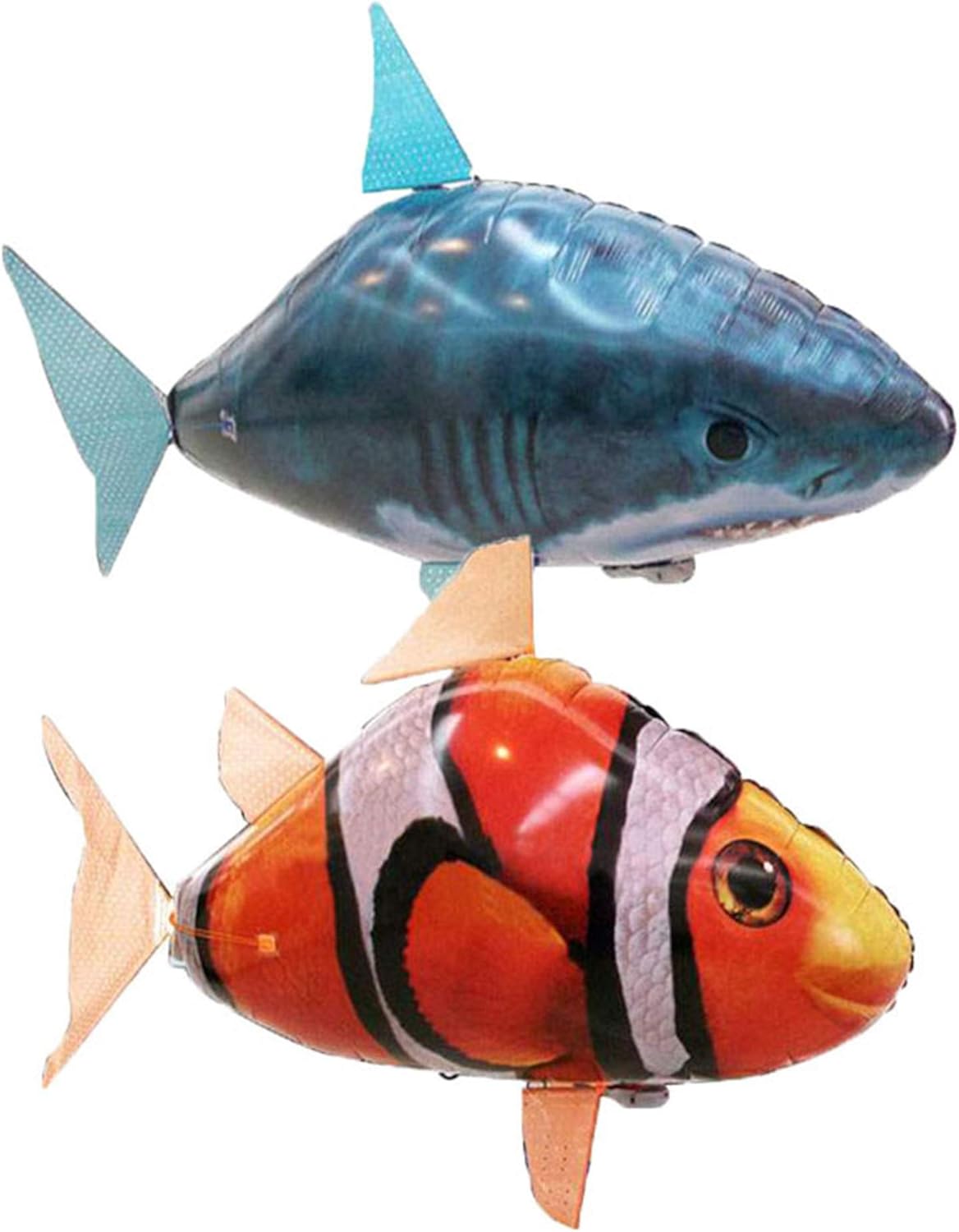 Amazon Com Qtmht Remote Control Shark Air Flying Fish Suspension Shark Clown Fish Remote Control Balloon Children S Toy For Christmas Party Wedding Gifts Sports Outdoors