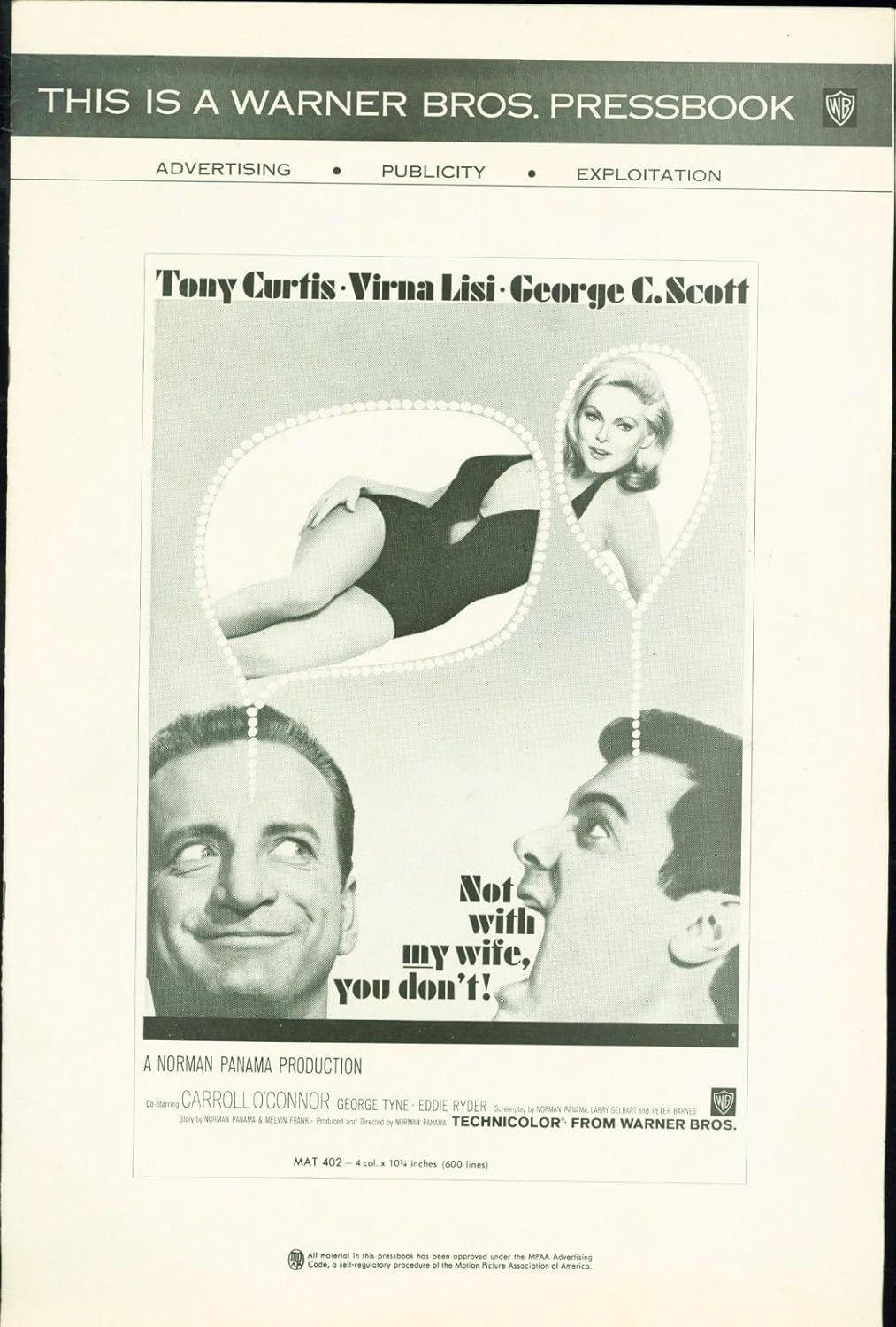 Amazon Com Not With My Wife You Don T 1966 Tony Curtis Virna