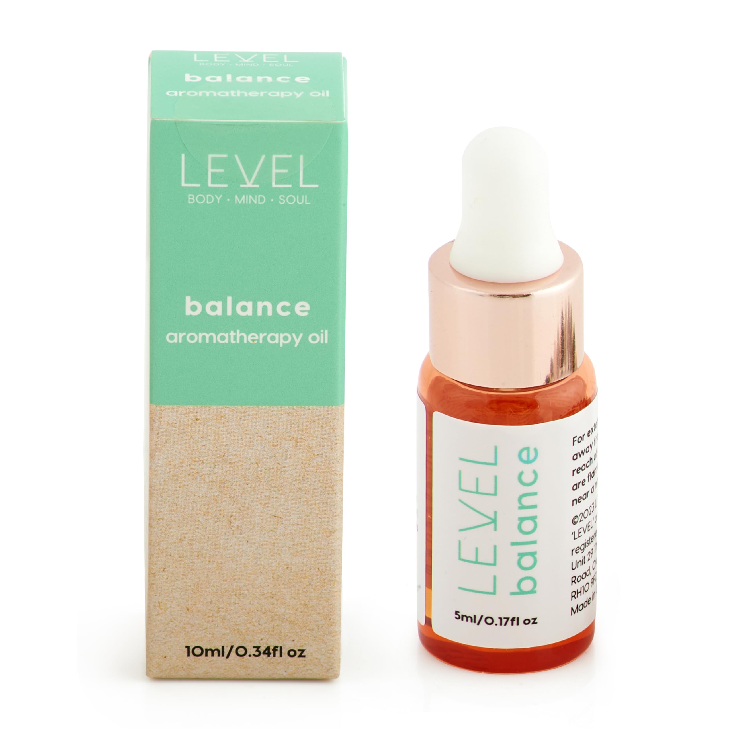 Level Body Mind Soul - Aromatherapy Essential Oil - Bracelet Refill - Aromatherapy Gifts for Women - Reduces Anxiety and Stress - Balance