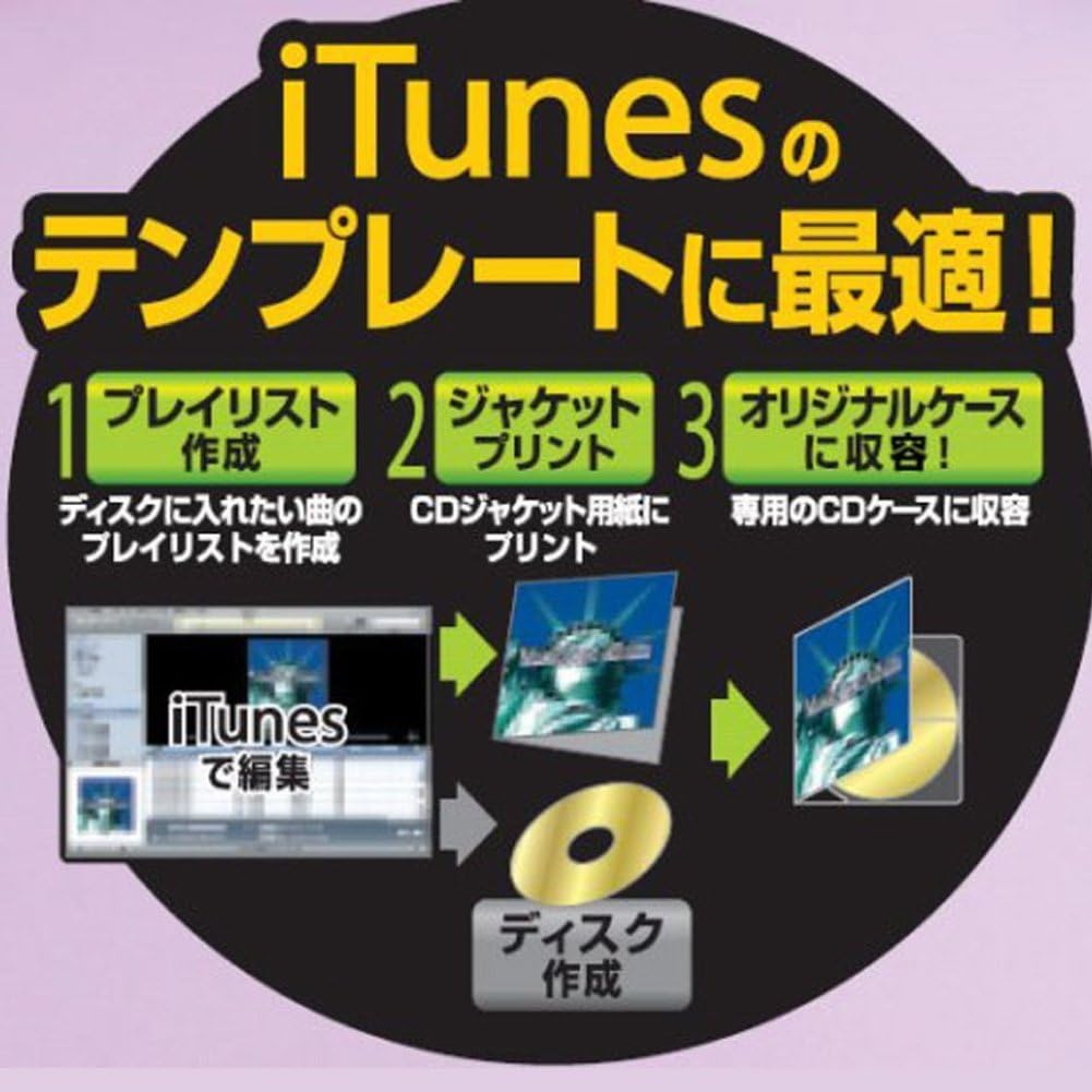 Amazon コクヨ Cd Dvdジャケット用紙 片側 100枚 Kpc Cs115 ラベル用紙 文房具 オフィス用品