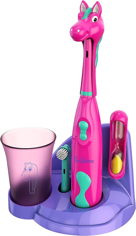 Children's Electric Toothbrush Includes Toothbrush, Adorable Head Cover