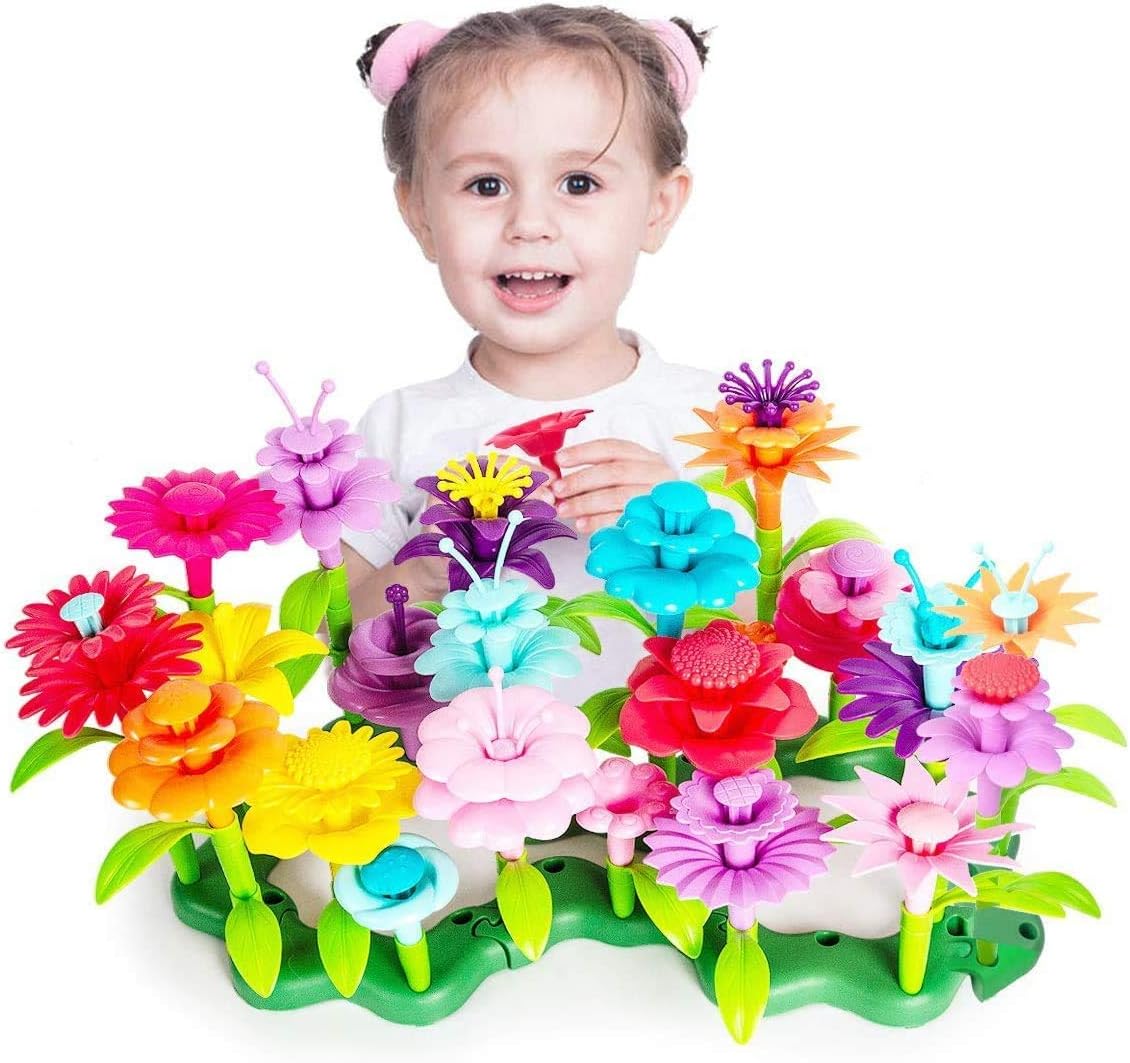 109 PCS Garden Toys Baby Flower Garden Building Toys WAS £22.99 NOW £13.79 w/code ZFP2WC4H