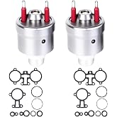 Fuel Injectors Set of 2 Compatible with Buick Roadmaster Cadillac Brougham Blazer Suburban Tahoe GMC Yukon Isuzu Oldsmobile V8 5.7L Replace# 17111864 17112494