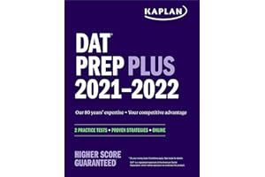 DAT Prep Plus 2021-2022: 2 Practice Tests Online + Proven Strategies