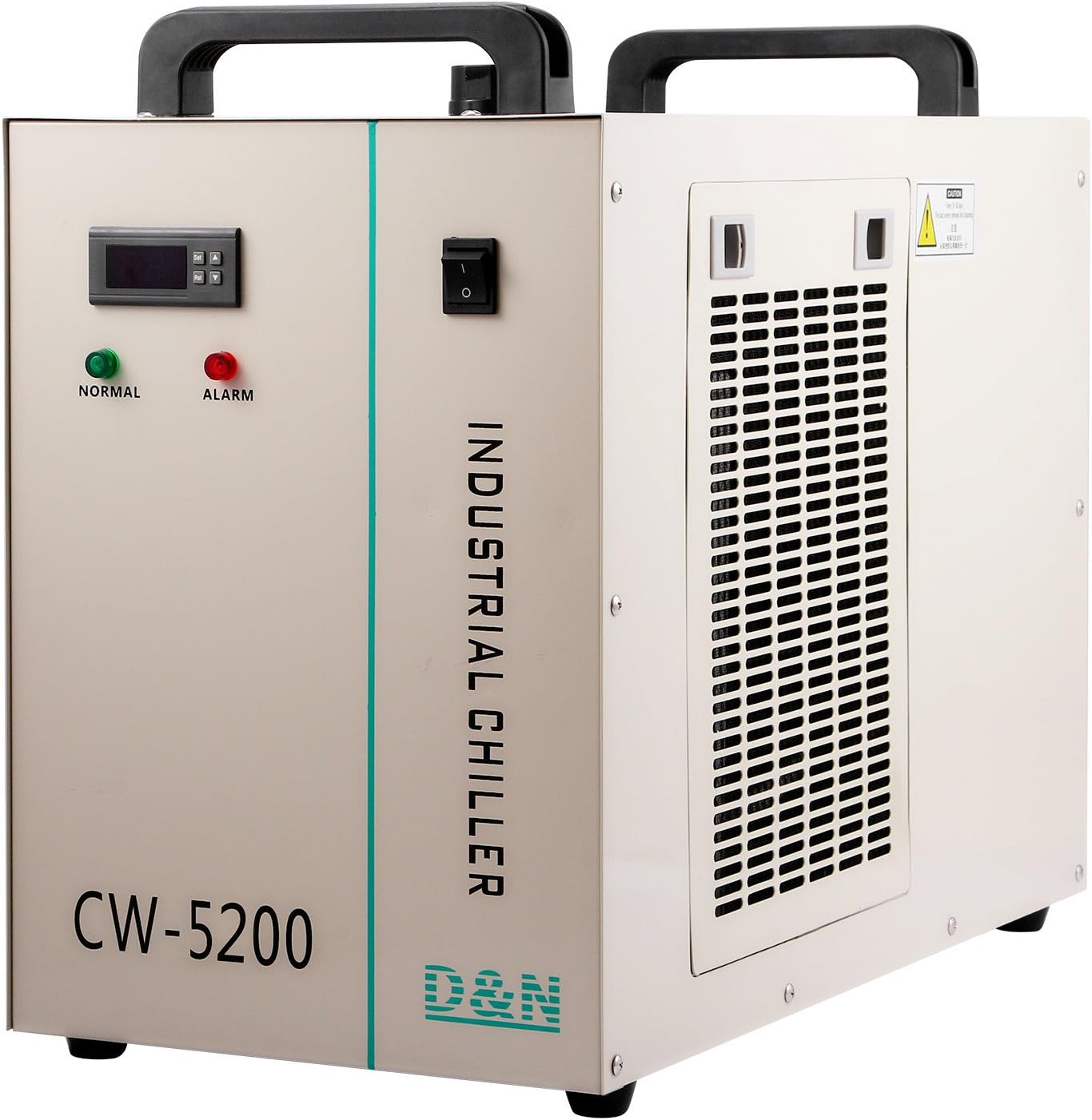 Forkwin Water Chiller 6L Water Chiller Industrial 10L/min Water Chiller Cooler 1400W Water Cooling Chiller for 130/150W CO2 Glass Tube