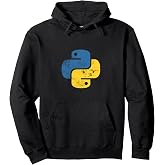 Distressed Python Logo for Engineers Pullover Hoodie