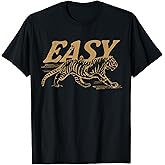 Easy Tiger Vintage Distressed Tiger Trendy Grunge Indie Boho T-Shirt