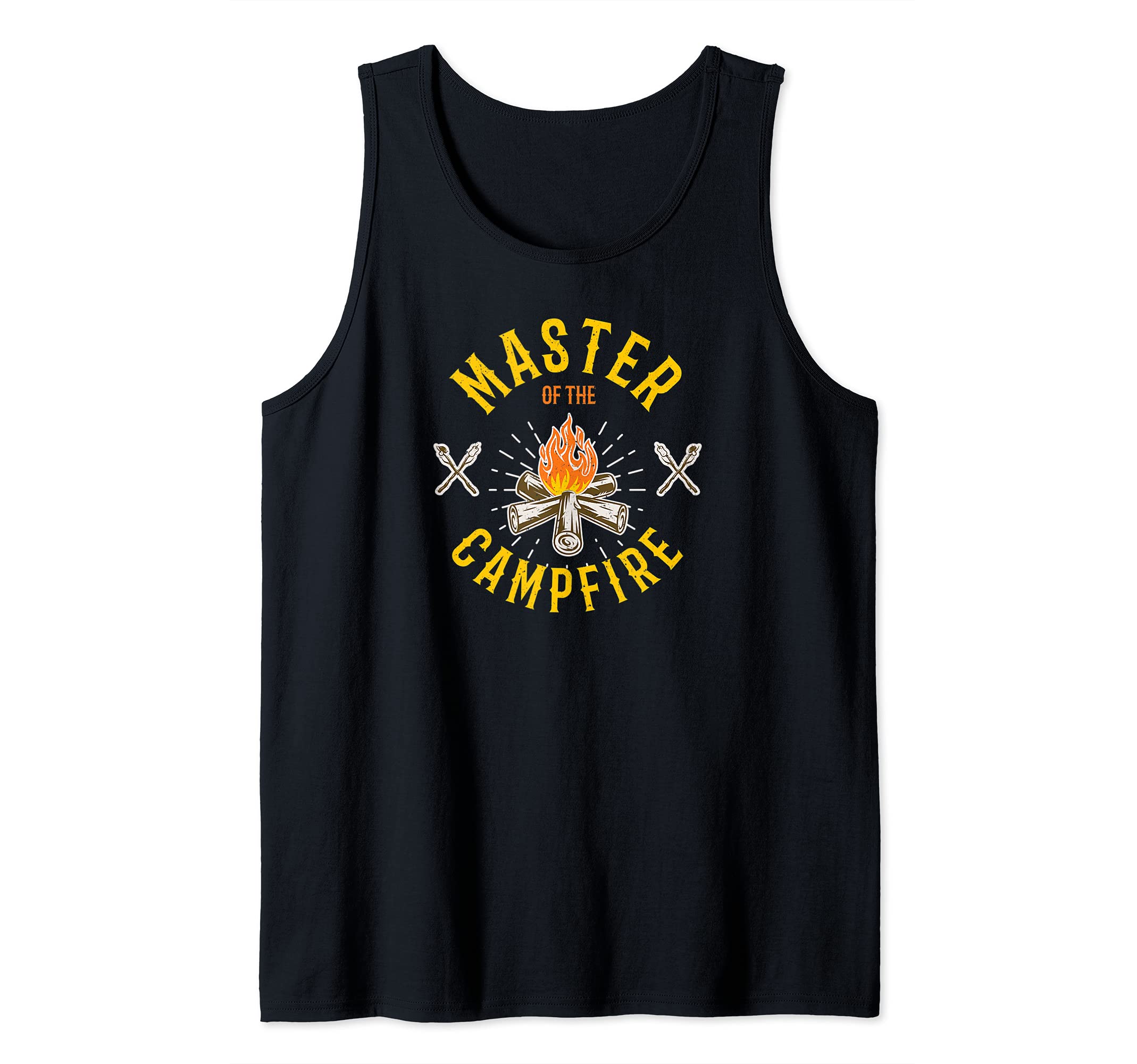 Camping Master Of The Campfire Funny Summer Vacation Hiking Tank Top