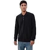 Taylor Stitch Men's The Newton Sweater Polo, Midnight Merino, 46