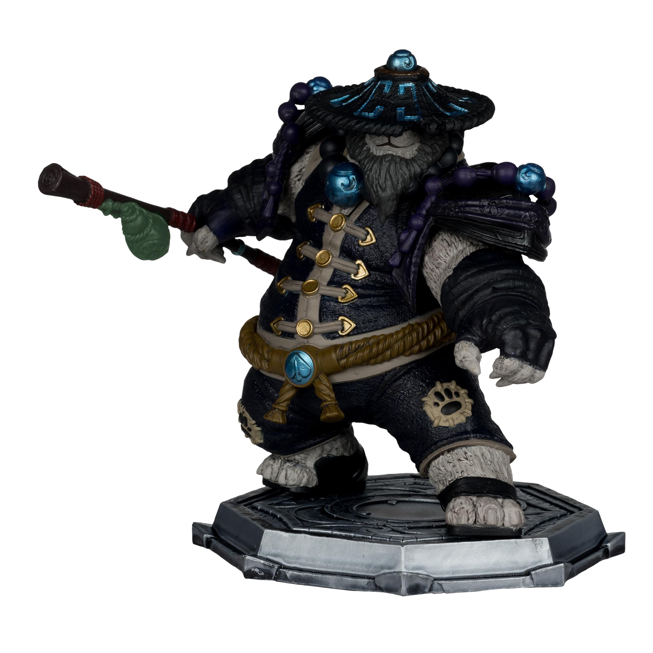 McFarlane Toys - World of Warcraft Dwarf Hunter: Beastmaster & Marksman and Pandaren: Monk & Rogue 1:12 Scale Posed Figure Deluxe 2pk Gold Label