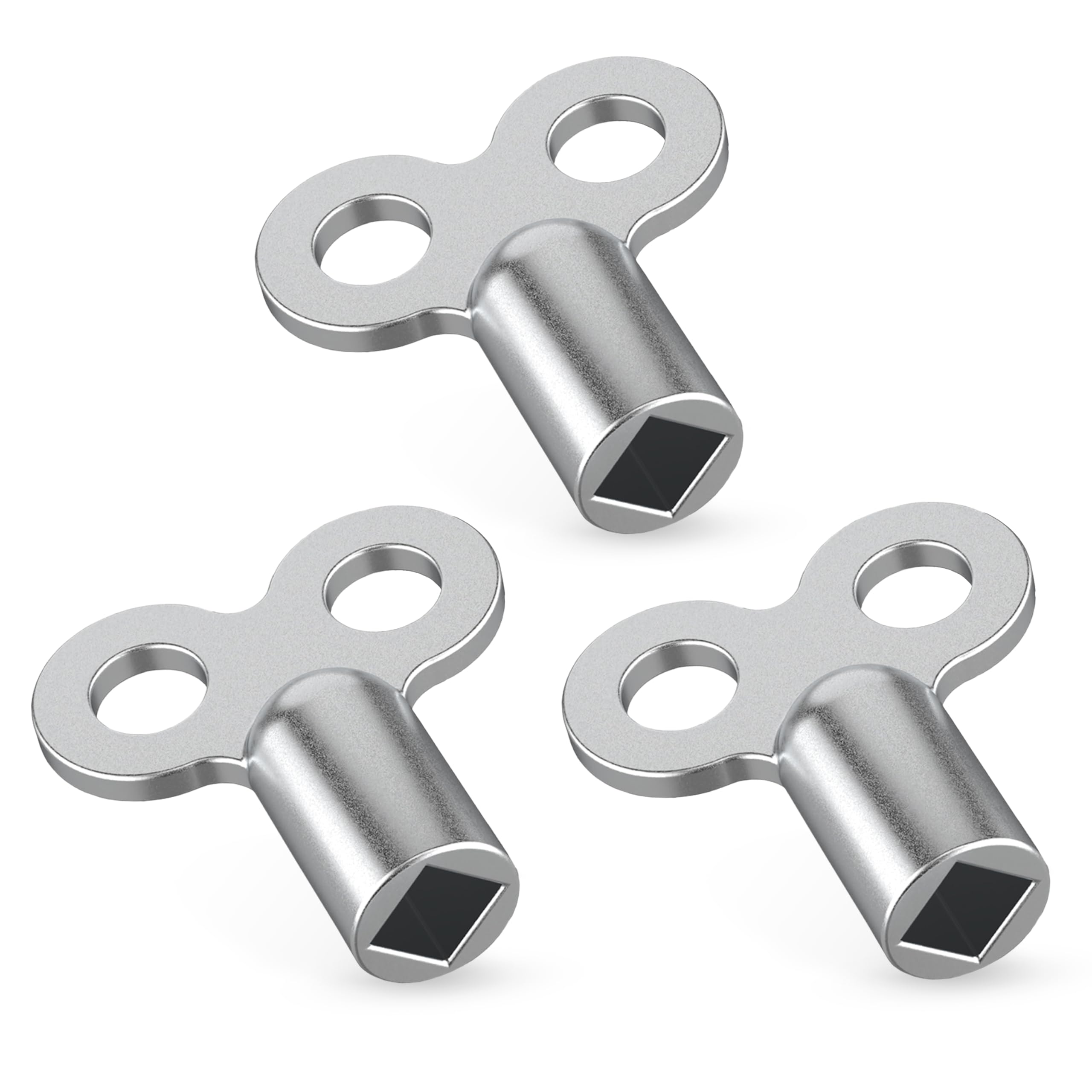 RAVN HAMAN 5 x Aluminum Radiator Bleed Keys - Square Keys for All Radiators/Heaters