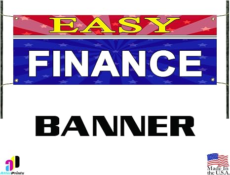 Amazon Com Easy Finance Vinyl Banner Sign Credit Payment Bank