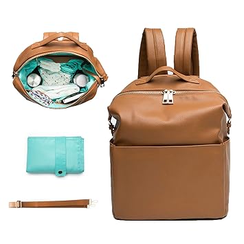 baby leather backpack