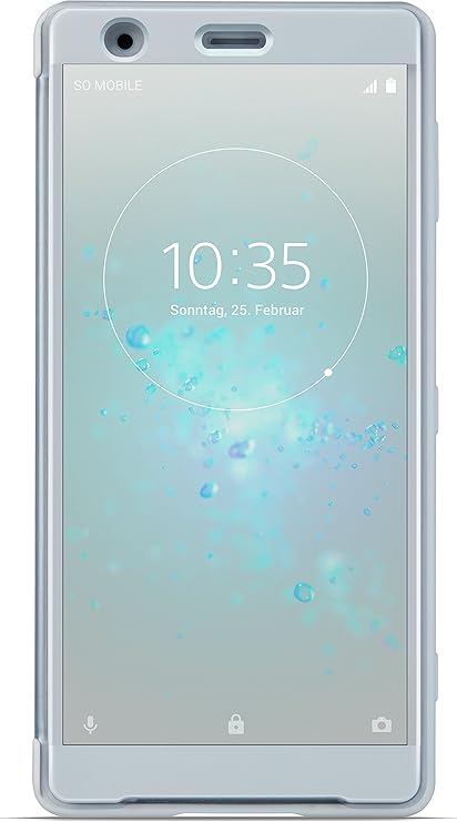 Amazon Com Sony Mobile Xperia Xz2 Style Protective Cover Touch Case Grey