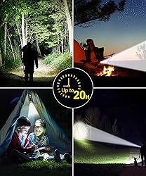 Spriak Rechargeable Flashlight High Lumens-Super
