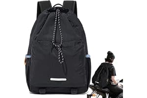 DBYANAN Welding Helmet Bag, Waterproof Motorcycle Backpack for Men, Large Capacity Helmet Cover, Lightweight Drawstring Bag for Equestrian Dirt Bike Riding Motorcycle Accessories