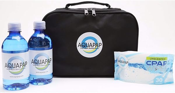 AQUAPAP 8 OUNCE 8 PACK VAPOR DISTILLED CPAP WATER | FOR USE WITH RESMED AND RESPIRONICS MACHINES