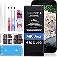 ElephantStory Battery for iPhone 8, 6800mAh High Capacity New 0 Cycle Internal Battery for iPhone 8 (Model A1863, A1905, A1906) with Complete Repair Tool