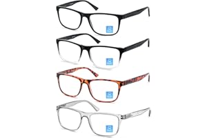 OLOMEE Blue Light Blocking Reading Glasses Men Large Oversized Square Readers Wide fit Cheaters for Men W/Big Head/Large Face