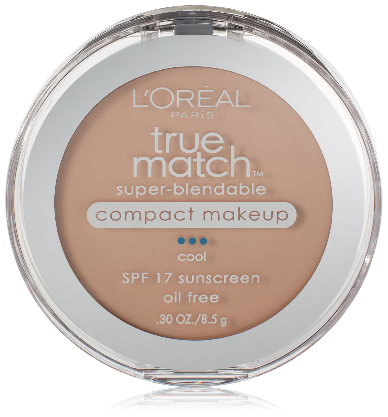 L'Oreal Paris True Match Super-Blendable Compact Makeup, Natural Ivory, 0.30 Ounces