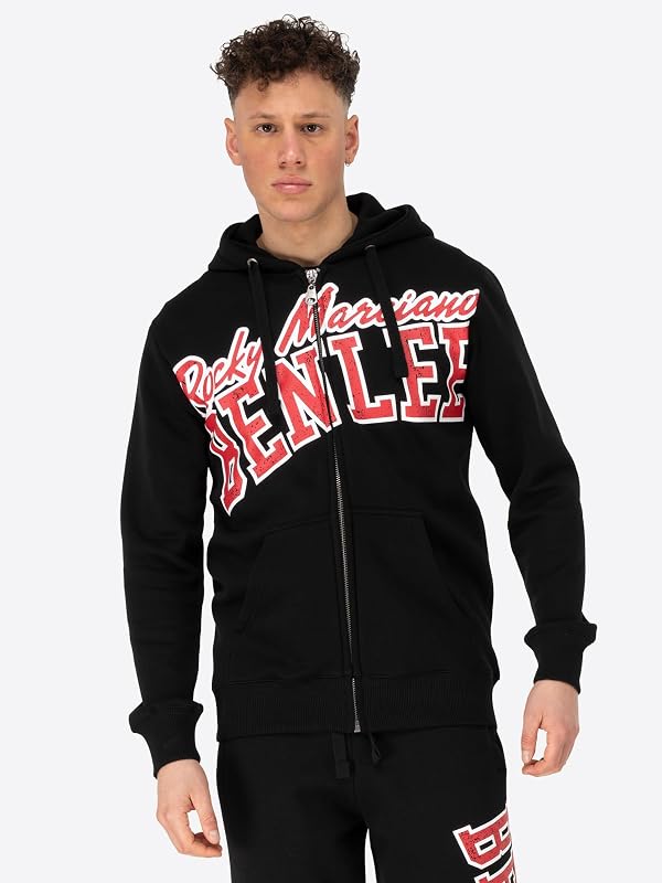 Mills Veste de survêtement, Noir/Rouge/Blanc, L Homme — photo 2 sur 7