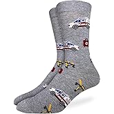 Good Luck Sock Men's Paramedic and EMT Socks, Adult, Shoe Size 7-12