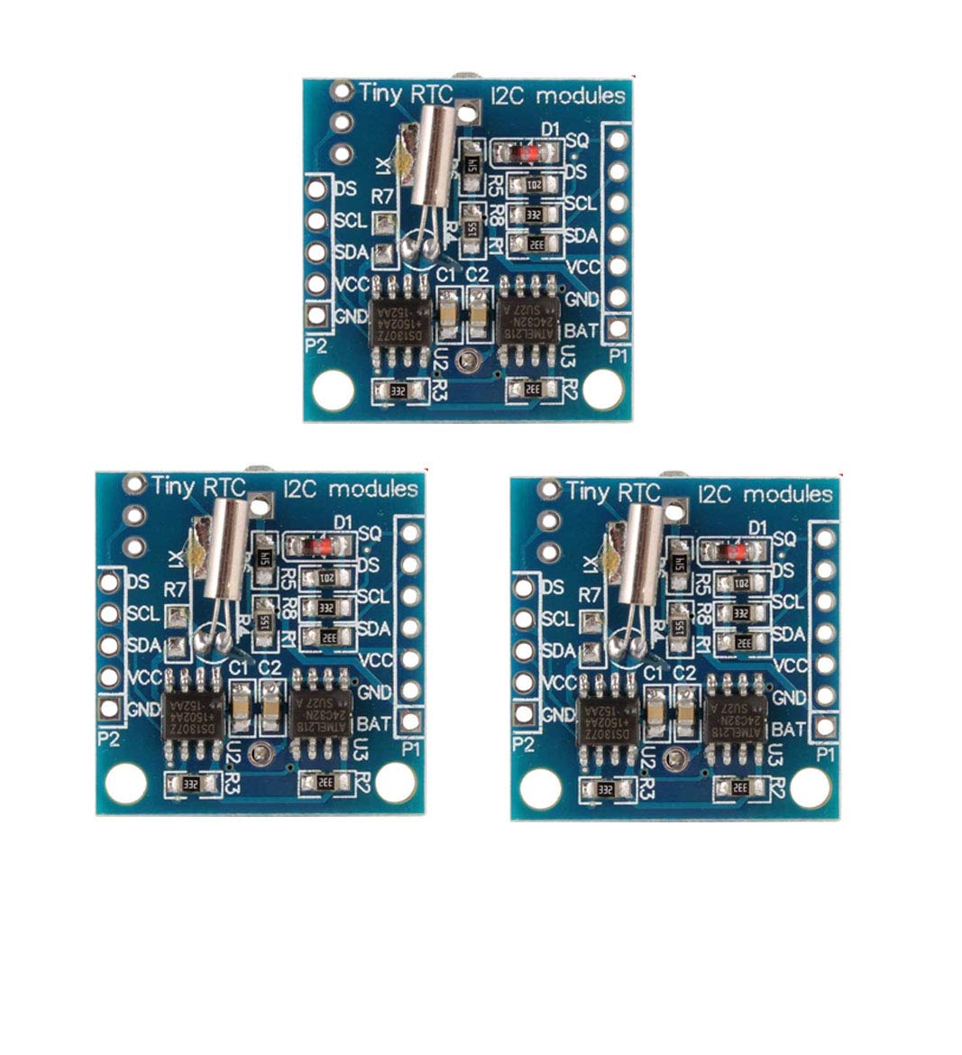 DollaTek 3Pcs Tiny RTC I2C DS1307 AT24C32 Real Time Clock Module For Arduino AVR PIC 51 ARM