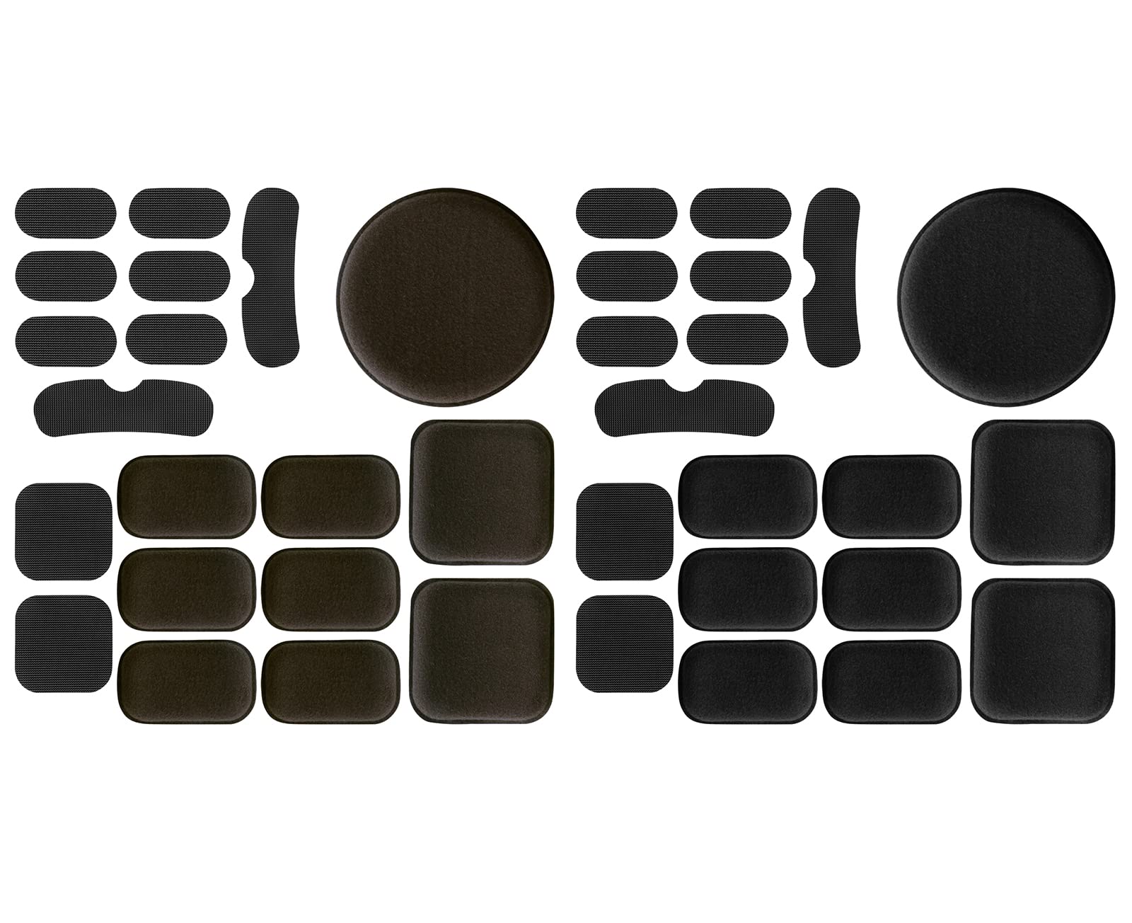 Yzpacc Universal Airsoft Helmet Pads, Tactical Helmet Replacement Foam Padding Kits Bicycle Accessories Mats for Fast Mich CS ACH FMA USMC PASGT