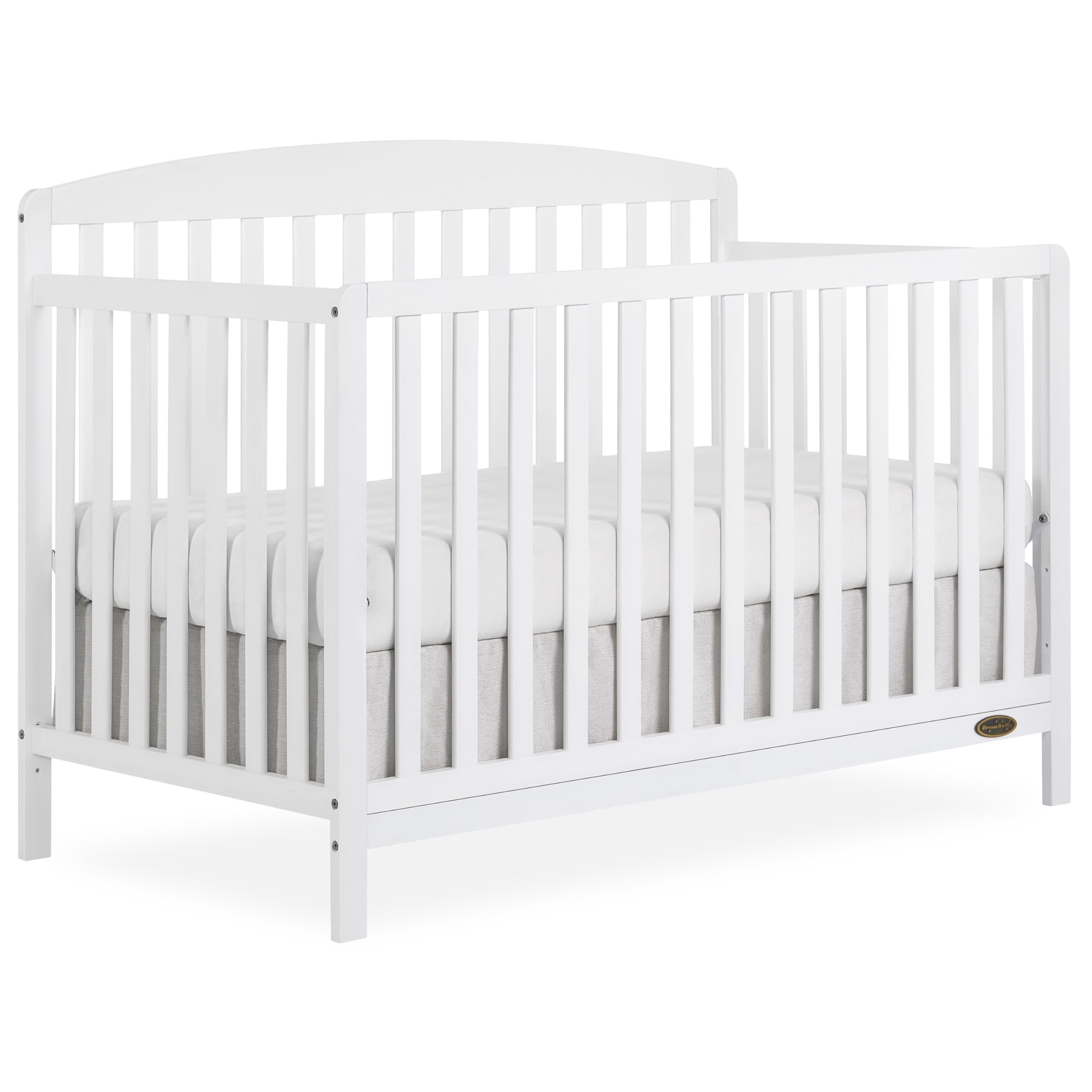 View 1 of *USED*
Dream On Me Odelle 5-in-1 Convertible Full-Size Baby Crib in White, GreenGuard Gold & JPMA Converts to Toddler, Day & Full-Size Bed, Sustainable Pinewood, 3 Mattress Heights