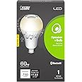 Feit Electric A19 LED Speaker Light Bulb, 60W Equivalent Built-in Speaker IntelliBulb, E26 Medium Base, 750 Lumens, 3000K Bright White - BTOM60830LEDI