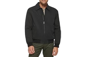 Dockers Mens Micro Twill Golf Bomber Jacket
