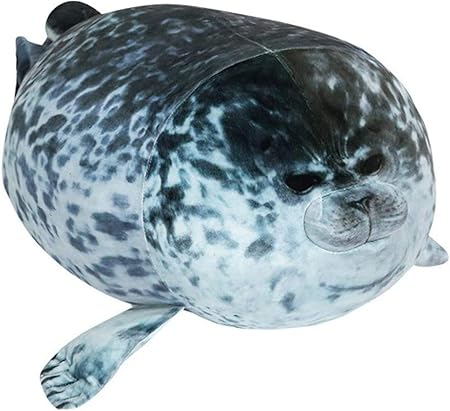 Amazon アザラシぬいぐるみ 動物 リアル ふわふわ 生き物 抱きぐるみ 眠る 昼寝ぬいぐるみ 小学生 ０歳 2歳 デコレーション 子供の部屋 贈り物 プレゼント お新年 出産祝い 新入学 白 グレー 30 60cm ぬいぐるみ おもちゃ