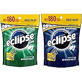 Eclipse Sugar Free Breath Mints Gum Variety Pack. Convenient One-Stop Shopping for Popular Eclipse Breath Mints: Spearmint and Winterfrost. Easy to Source With 1 Click. Snacking Heaven!