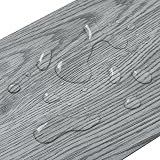 INMOZATA 36Pcs PVC Flooring Planks 91.5x15.2 cm Light Grey Waterproof view 3