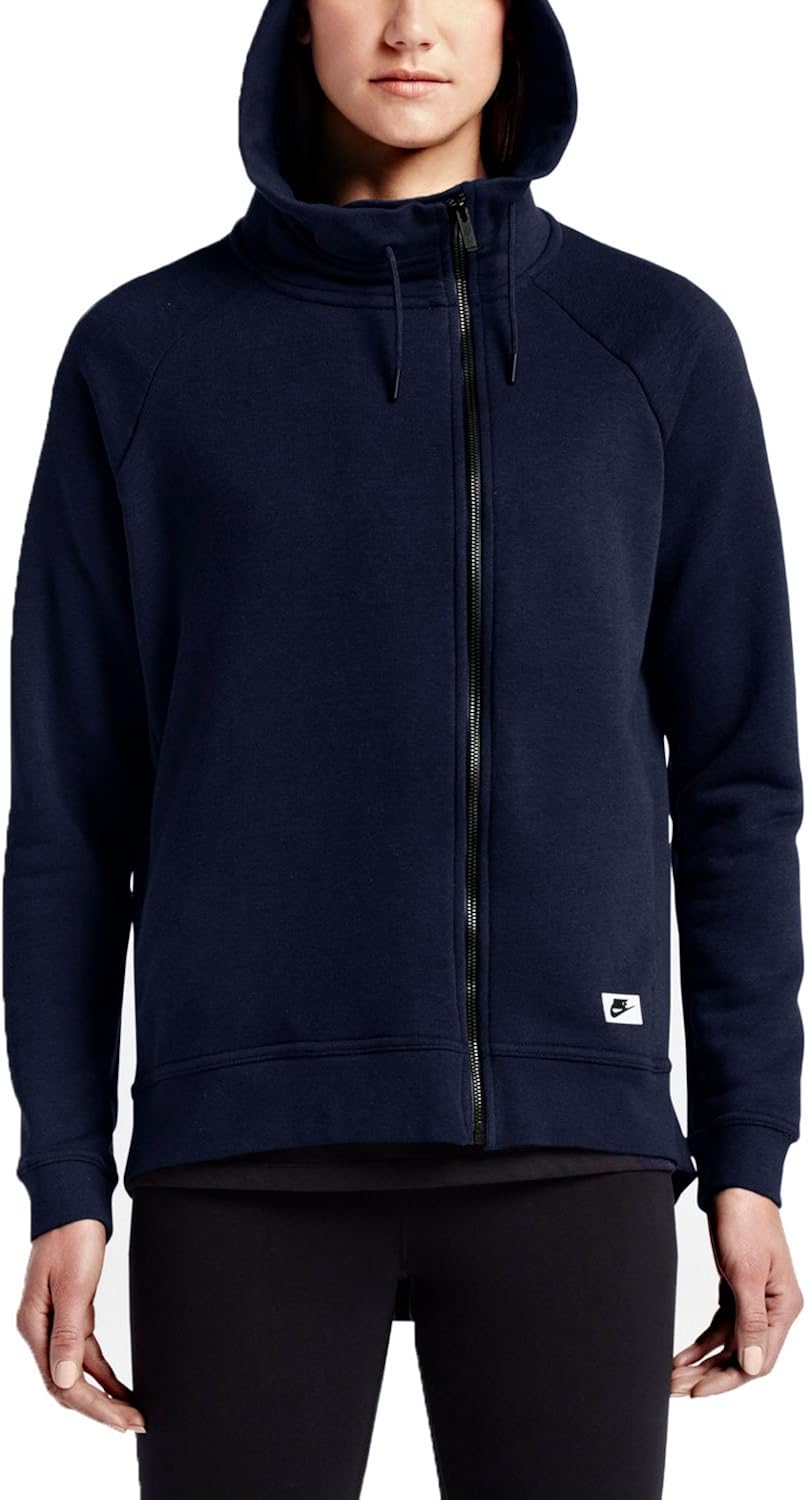 asymmetrical zip hoodie women's