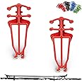 Bagdent Cross Country Skis and Poles Holder – 1 Pair, Universal Nordic Ski Pole Carrier