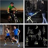 URAQT Reflector Strips 4 Pcs Reflective Snap Band Green Wrist Ankle Safety view 7