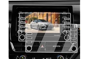 ECOZEN Screen Protector 2 Pcs For 2021-2024 Toyota Camry, 7-Inch Nano-film Navigation Screen Protector for Camry(SE/LE/Hybrid SE/Hybrid LE/SE Nightshade/TRD) Accessories Anti-fingerprint- HD Clear & Easy to Install