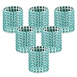 Accmor 50pcs Napkin Rings, Blue Napkin Rings