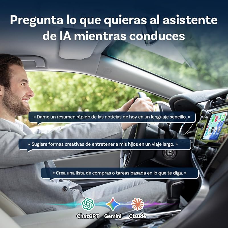 Mini Core 2 em 1 Adaptador Wireless CarPlay e Android Auto