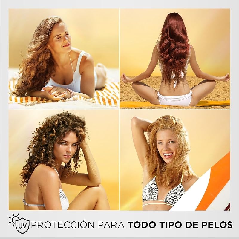 Sunkiss Glow Protector Solar y Térmico, Spray Desenredante 200ml